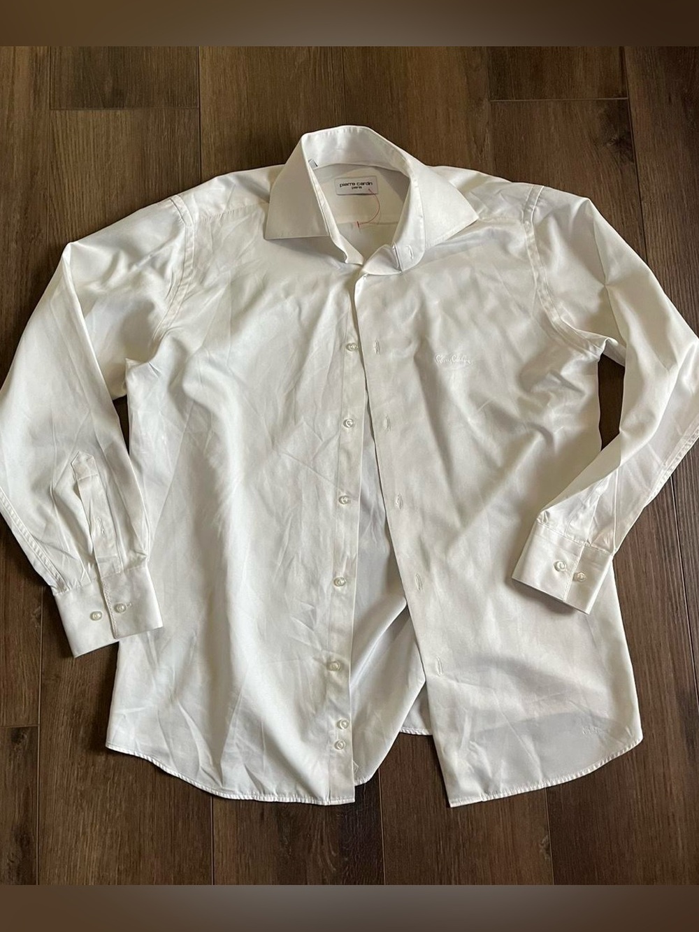 Vintage White Pierre Cardin Button up Shirt